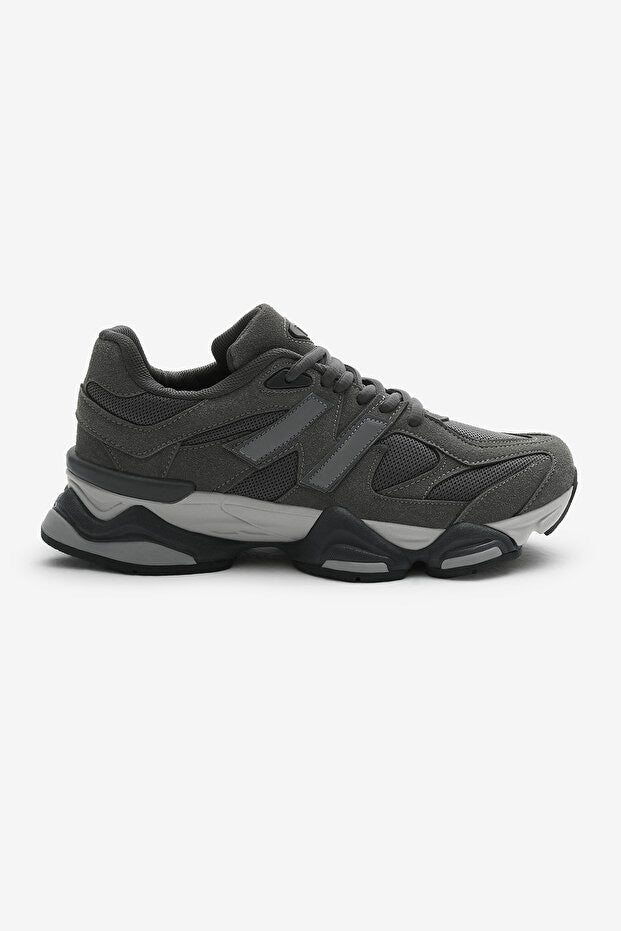 Sneakers New B Unisex Gri-Bej – Adidași comozi damă și bărbați, talpă groasă