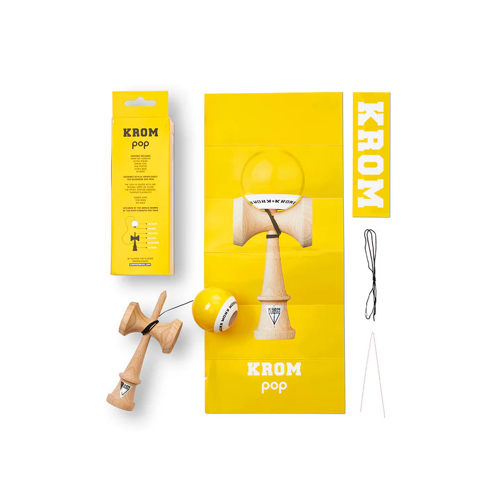 KENDAMA KORM POP LOL YELLOW